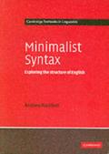 Minimalist Syntax