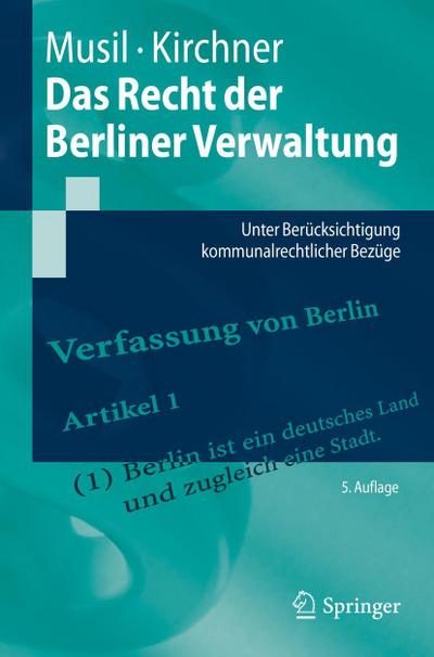 Das Recht der Berliner Verwaltung