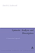 Syntactic Analysis and Description