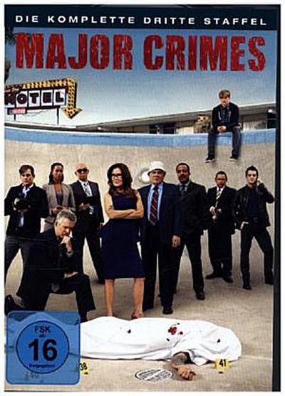 Major Crimes. Staffel.3, 4 DVDs