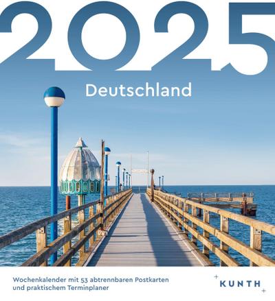 Deutschland - KUNTH Postkartenkalender 2025