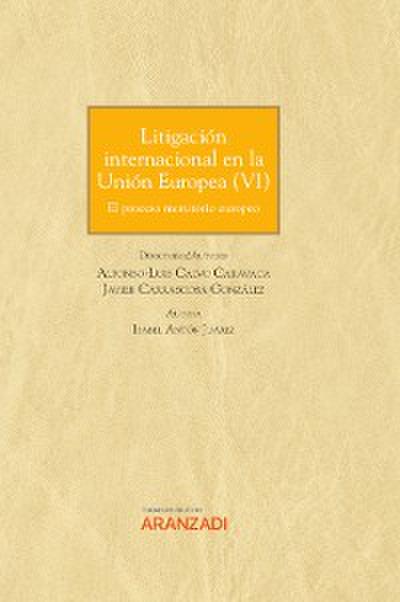 Litigación internacional en la Unión Europea VI