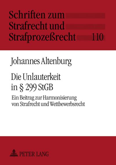 Die Unlauterkeit in § 299 StGB