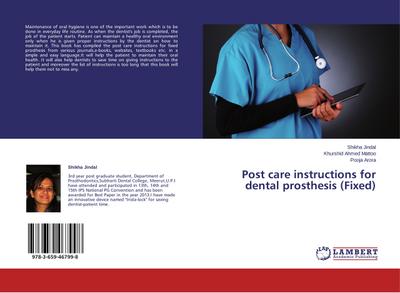 Post care instructions for dental prosthesis (Fixed)