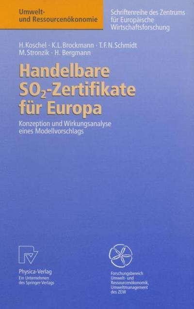 Handelbare SO<Subscript>2</Subscript>-Zertifikate für Europa