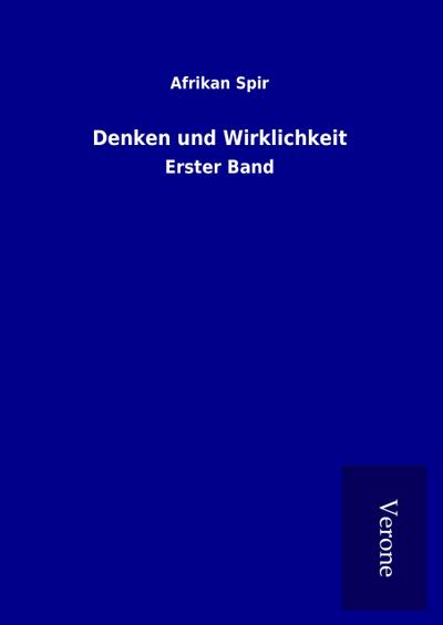 Denken und Wirklichkeit