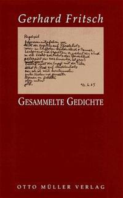 Gesammelte Gedichte