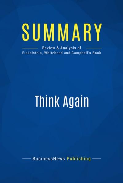Summary: Think Again