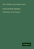 Cours de droit maritime