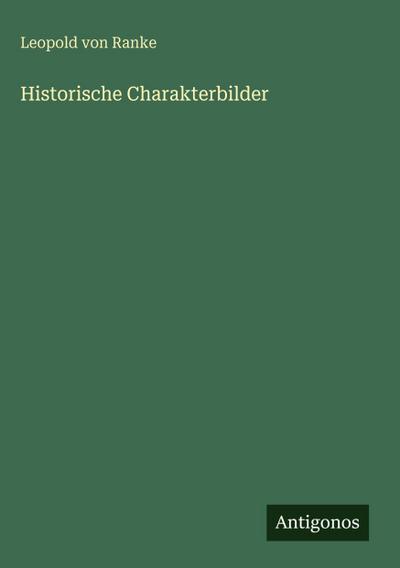 Historische Charakterbilder