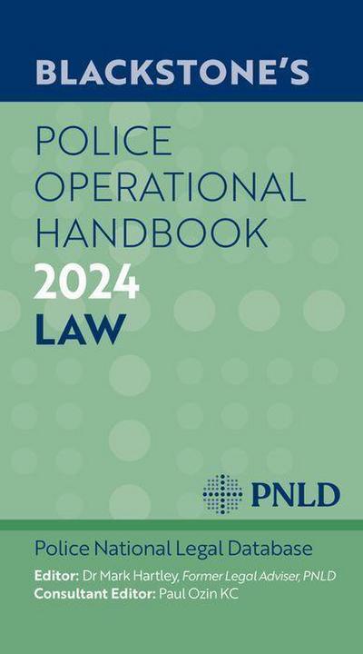 Blackstone’s Police Operational Handbook 2024