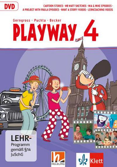 Playway 4. Ab Klasse 3./DVD Kl. 4 / NRW