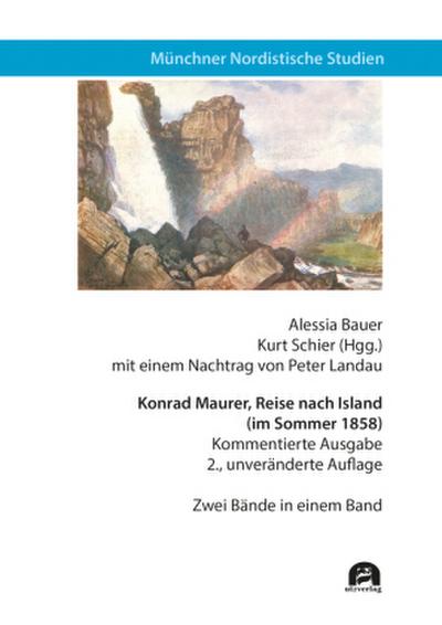 Konrad Maurer, Reise nach Island (im Sommer 1858)