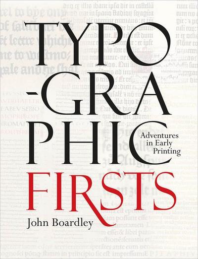 Typographic Firsts