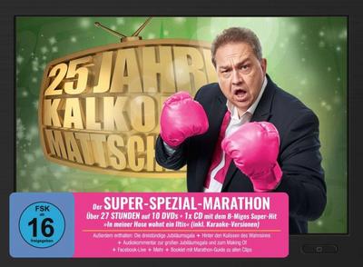 25 Jahre Kalkofes Mattscheibe - Der Super-Spezial-Marathon, 10 DVD + 1 Audio-CD