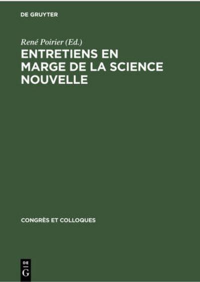 Entretiens en marge de La science nouvelle