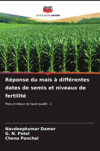 Réponse du maïs à différentes dates de semis et niveaux de fertilité