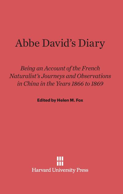 Abbe David’s Diary