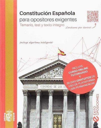 Constitución española para opositores exigentes