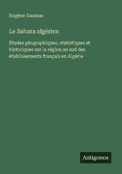 Le Sahara algérien