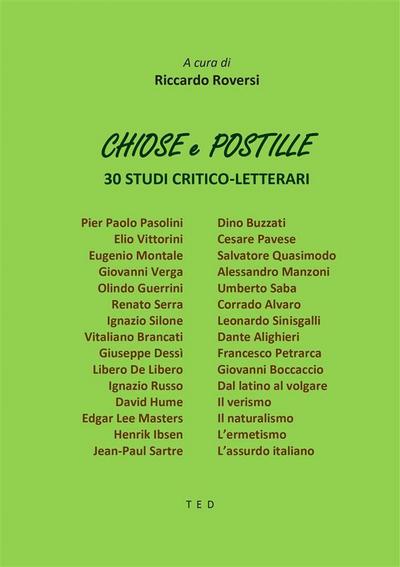 Chiose e Postille