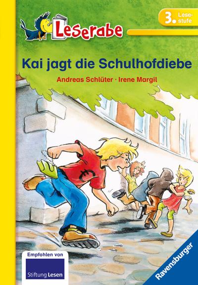 Leserabe Schulausgabe in Broschur - Kai jagt die Schulhofdiebe