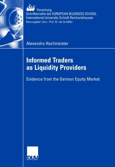 Informed Traders as Liquidity Providers