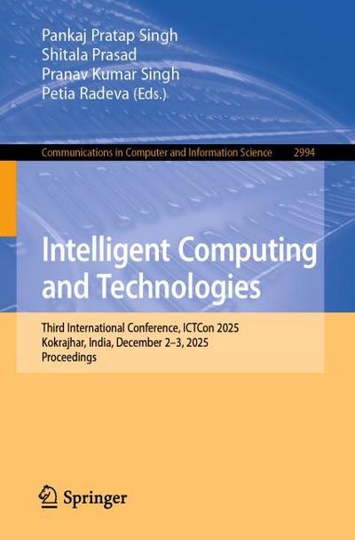 Intelligent Computing and Technologies