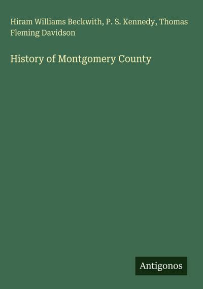 History of Montgomery County