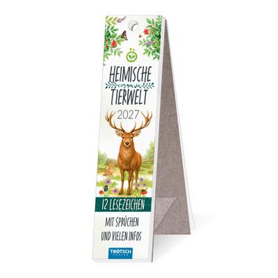 TRÖTSCH - Lesezeichenkalender Heimische Tierwelt 2027 
