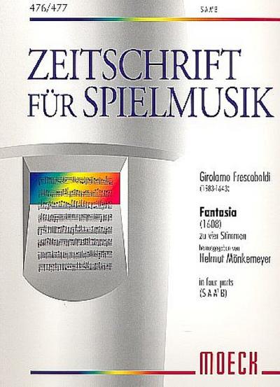 Fantasia für 4 Blockflöten(SATB)