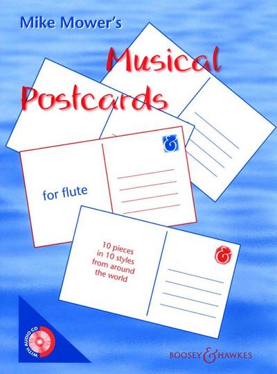 Musical Postcards  (+ CD)für Flöte (und Klavier ad libitum)