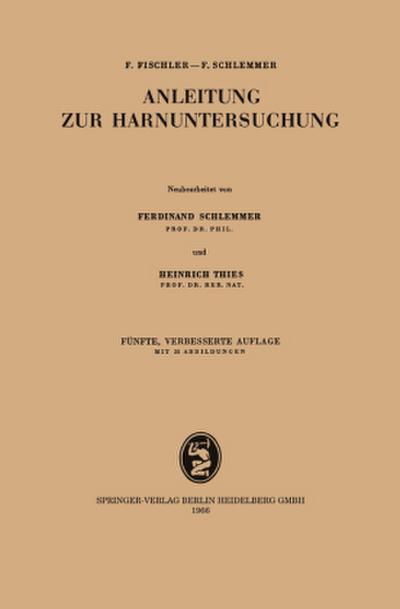 Anleitung zur Harnuntersuchung