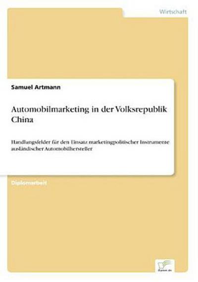 Automobilmarketing in der Volksrepublik China