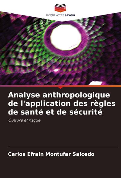 Analyse anthropologique de l’application des règles de santé et de sécurité