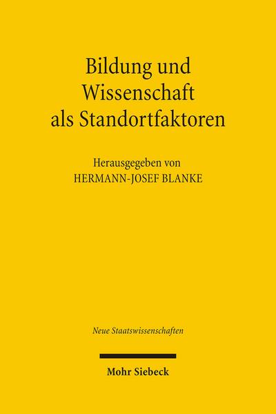 Bildung und Wissenschaft als Standortfaktoren