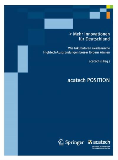 Mehr Innovationen für Deutschland