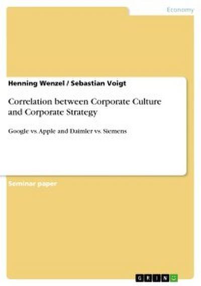 Correlation between Corporate Culture and Corporate Strategy