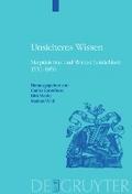 Unsicheres Wissen: Skeptizismus Und Wahrscheinlichkeit 1550-1850: 7 (Historia Hermeneutica. Series Studia)