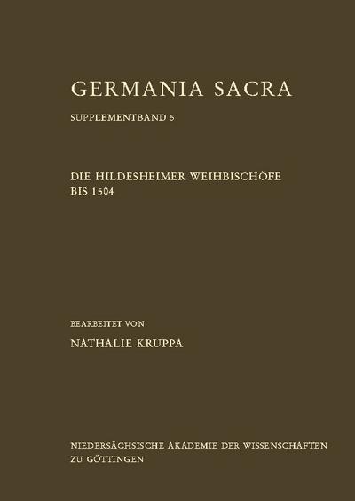 Die Hildesheimer Weihbischöfe bis 1504