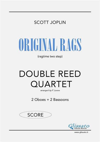 Original Rags - Double Reed Quartet (SCORE)