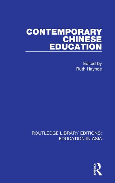 Contemporary Chinese Education
