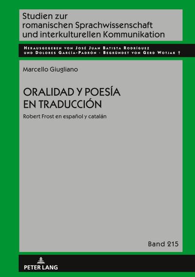 Oralidad y poesía en traducción