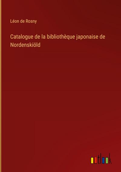 Catalogue de la bibliothèque japonaise de Nordenskiöld