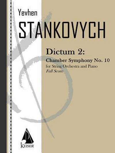 Dictum 2: Chamber Symphony No. 10