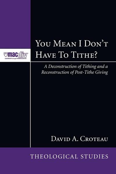 You Mean I Don’t Have to Tithe?