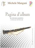 Pagina d’album (+Audio Download)per clarinetto e pianoforte e versione per clarinette solo