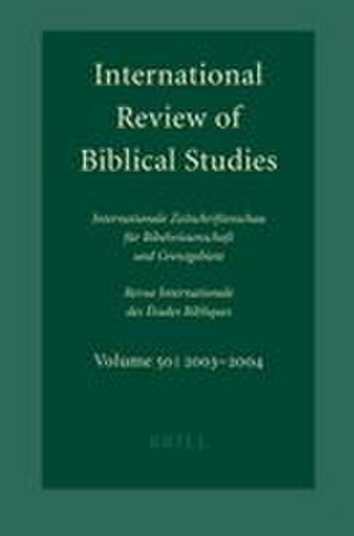 International Review of Biblical Studies, Volume 50 (2003-2004)