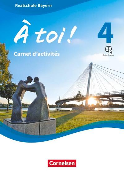 À toi ! Band 4 - Bayern - Carnet d'activités mit Audios online und eingelegtem Förderheft 