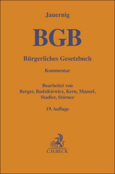 Bürgerliches Gesetzbuch